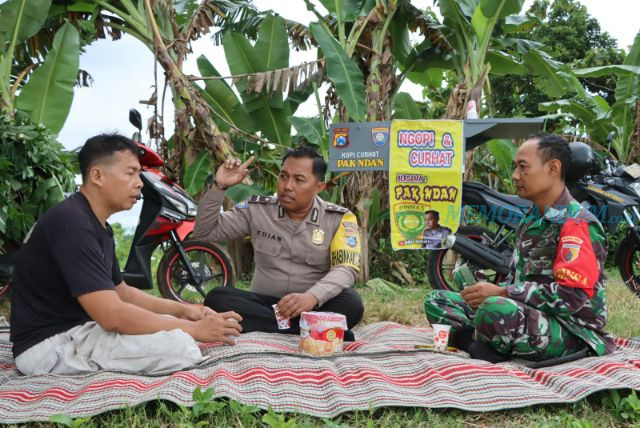 Kapolda Jatim Apresiasi Kopi Curhat Ala Bhabinkamtibmas Rejosari Tulungagung