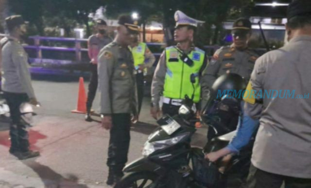 Antisipasi Kejahatan Malam,  Polsek Jajaran Rayon 4 Gelar Razia