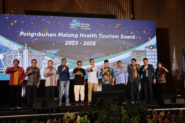 Wali Kota Sutiaji Dampingi Menparekraf Sandiaga Launching Malang Health Tourism