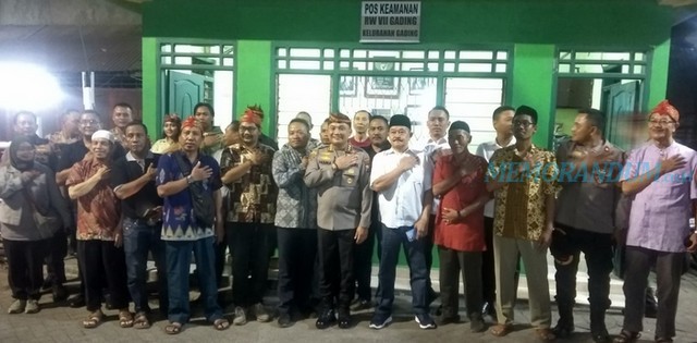 Jalin Silaturrahmi, Kapolrestabes Surabaya Sambang Warga Gading Tambaksari