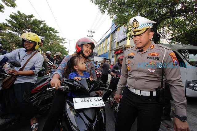 Satlantas Polrestabes Surabaya Amankan 20 Kendaraan Tanpa STNK