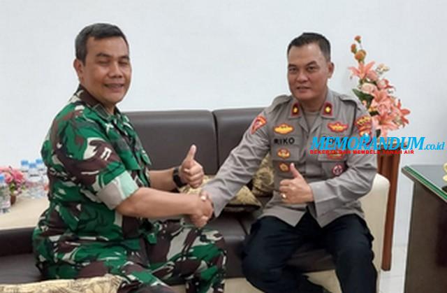 Kokohkan Sinergitas, TNI-Polri di Kediri Gelar Giat Silaturahim