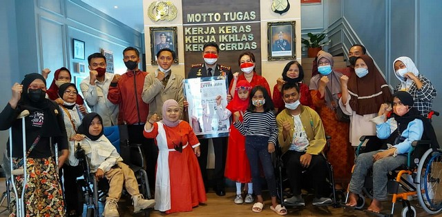 Kapolresta Malang Dianugerahi Bapak Disabilitas
