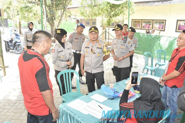 Kapolres Pasuruan Kota Bersama PJU Patroli ke TPS