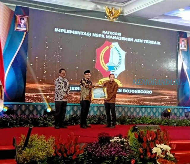 Pemkab Bojonegoro Raih Dua Kategori Penghargaan BKN Award 2023