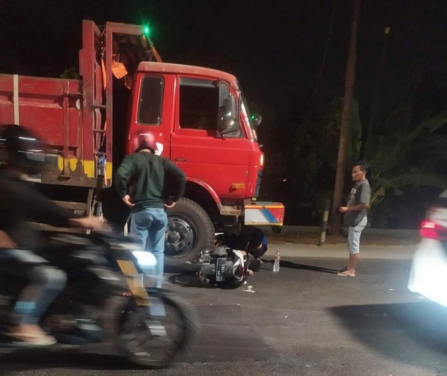 Pengendara Vario Tewas Terseret Truk di Mastrip