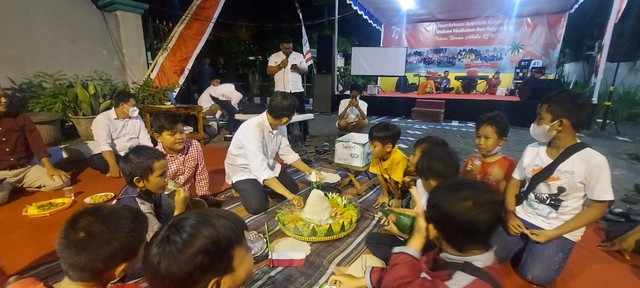 Malam Tirakatan di Perumahan Taman Aloha, Warga Sepakat Rukun Saklawase