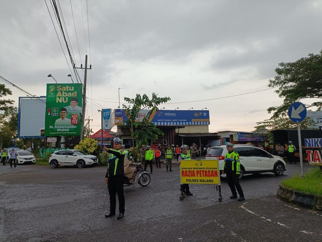 Polres Malang Gelar Razia Petasan, Ciptakan Ramadan Kondusif