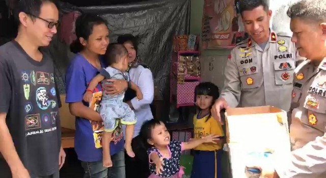 Polresta Malang Kota Salurkan Bantuan dan Monitoring Balita Cegah Stunting