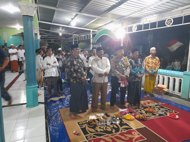 Hadiri Halalbihalal, Kapolsek Lakarsantri Minta Warga Tetap Guyub Rukun