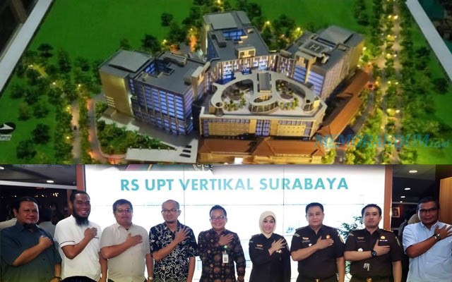 Kawal Pengamanan Pembangunan RS UPT Vertikal Surabaya, Kejati Jatim Gelar Entry Meeting dengan Kemkes