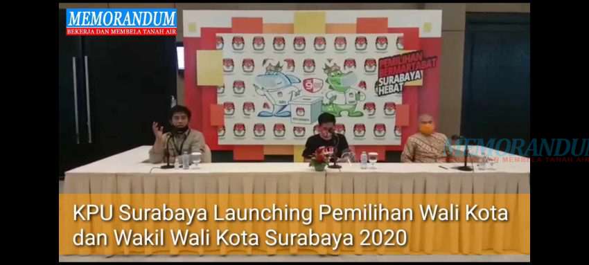 Video : KPU Surabaya Launching Pilwali Surabaya 2020