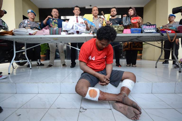 Jatanras Polrestabes Surabaya Tembak Mati Bandit Jalanan