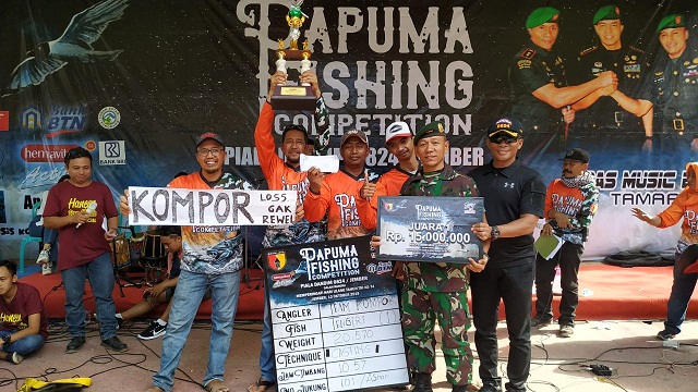 Tim Kompor Malang  Sabet Juara Pertama Fishing Competition