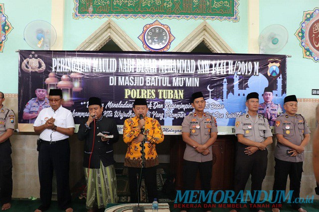 Polres Tuban Peringati Maulid Nabi Muhammad SAW 1441 H/2019 M