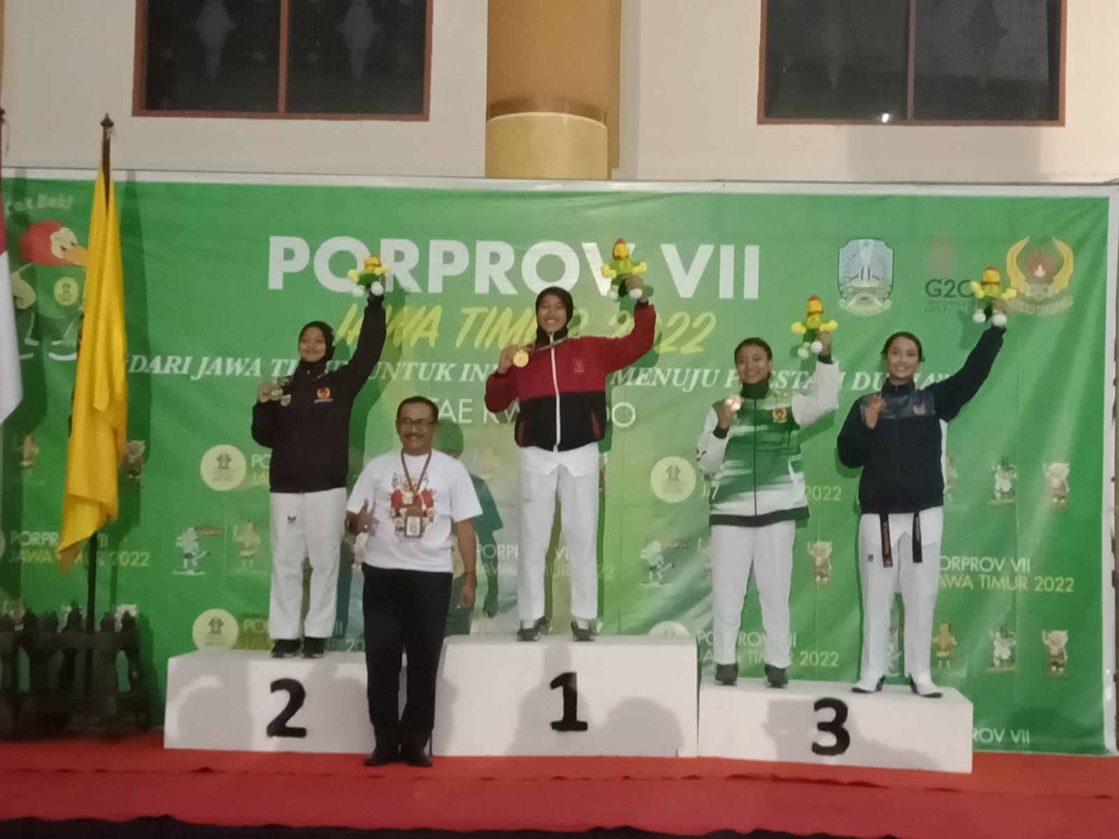 Perolehan Medali Emas, Atlet Taekwondo Surabaya Rangking Dua