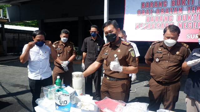 Narkoba dan BB Berkekuatan Hukum Tetap Dimusnahkan Kejari Surabaya