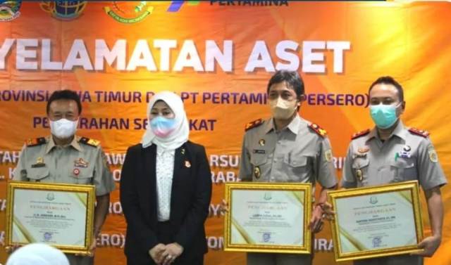 Bantu Selamatkan Aset Negara, BPN Terima Penghargaan Kejati