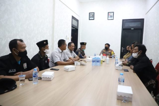 Ciptakan Harkamtibmas, Kapolres Mojokerto Bertemu dengan Pengurus PSHT