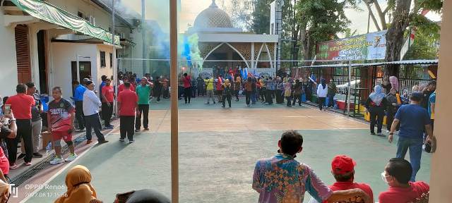Pengadilan Tinggi Surabaya Gelar Lomba Bola Voli