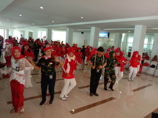 Meriahkan HUT Ke-77 Kemerdekaan RI, Jojoba Gelar Lomba Line Dance