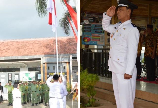 Ingatkan Cinta Tanah Air, Warga Desa Plandaan Gelar Upacara Bendera