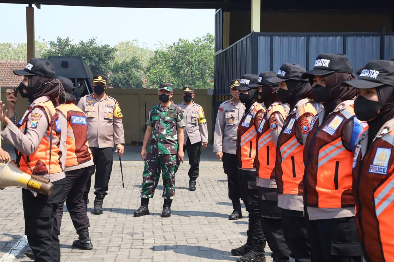 Kapolres Mojokerto Terima Kunjungan Danrem 082/CPYJ