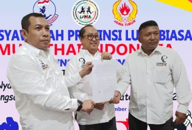 Baso Juherman Calon Tunggal Ketua Muaythai Jawa Timur 2022-2026
