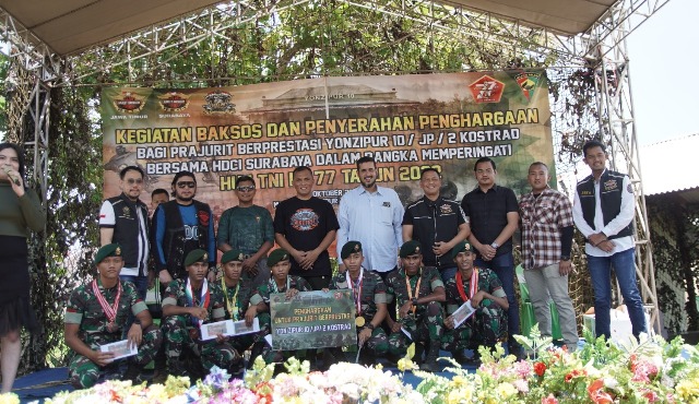 Peringati HUT Ke-77 TNI, HDCI Surabaya Baksos di Probolinggo