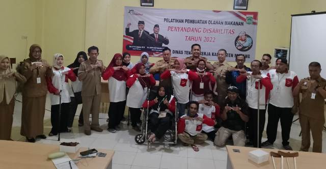 Disnakertrans Kabupaten Malang Beri Pelatihan Difabel