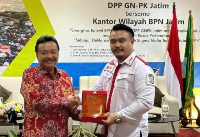 BPN Jatim dan DPP GNPK Komitmen Berantas Mafia Tanah