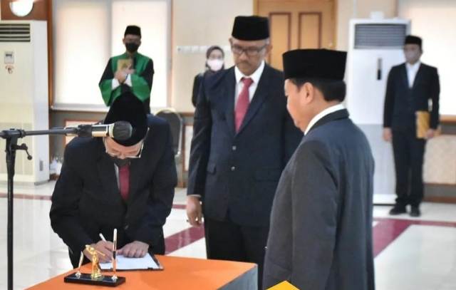 Kakanwil BPN Jatim Minta Pejabat Baru Lanjutkan Tren Positif