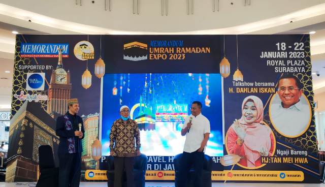 Dahlan Iskan Kupas Bisnis Umrah dan Haji di Talkshow Memorandum Umrah Ramadan Expo
