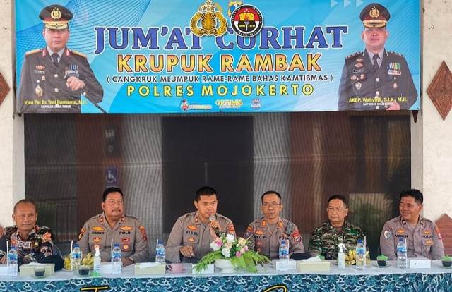 Polres Mojokerto Tampung Aspirasi Warga Ngoro dalam Jumat Curhat