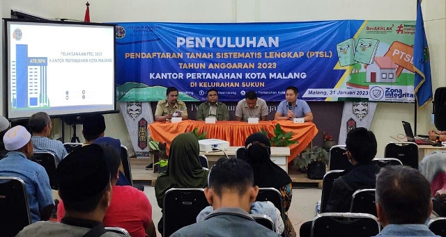 Kejari Kota Malang Edukasi Masyarakat tentang PTSL