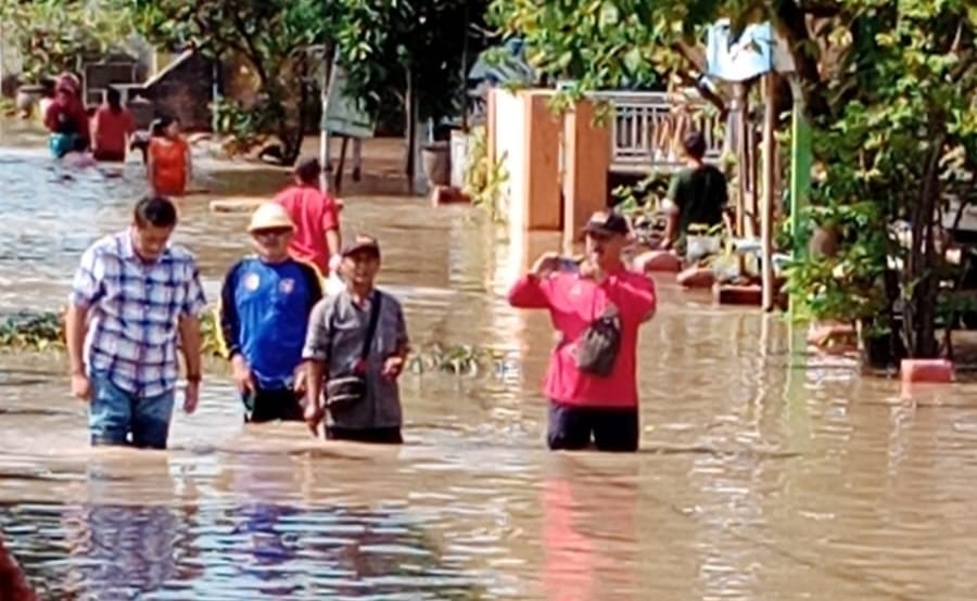 420 Rumah di Desa Jotangan Mojosari Terendam Banjir