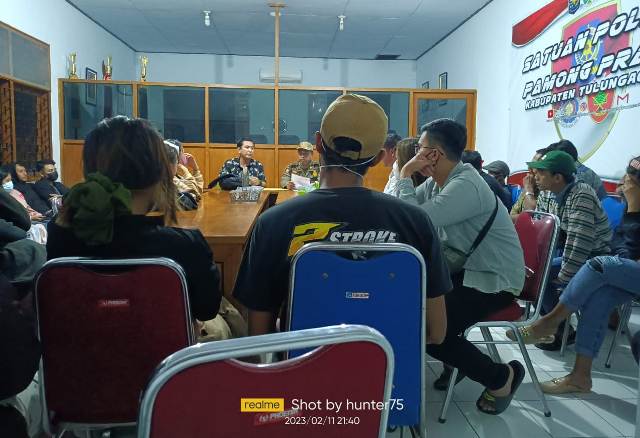 Belasan Pasangan Haram Terjaring Razia Satpol PP Tulungagung