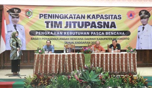 Genjot SDM Penanganan Bencana, Pemkab Mojokerto Gelar Latihan Jitupasna