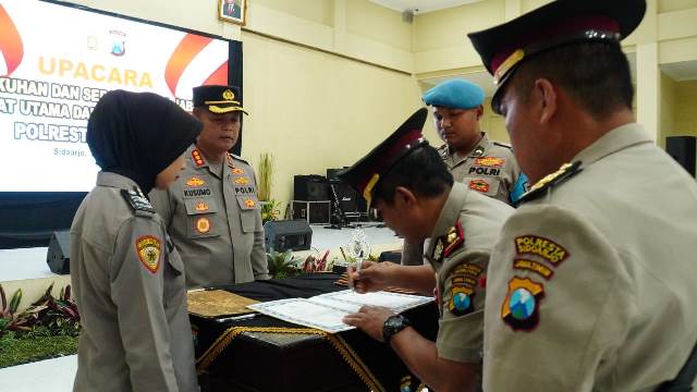 Sertijab Polresta Sidoarjo, Ada Jabatan Baru Kasatpolairud