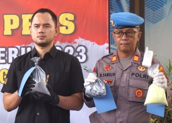 Polres Tulungagung Gagalkan Peredaran 80 Kg Bubuk Petasan