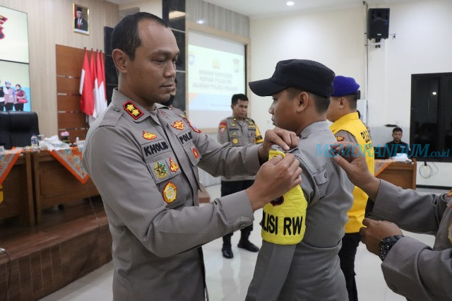 Polres Malang Kukuhkan Ratusan Polisi RW