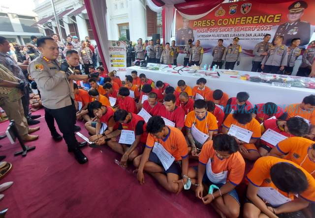 Operasi Semeru, Polrestabes Ungkap 177 Kasus dan Tangkap 100 Tersangka