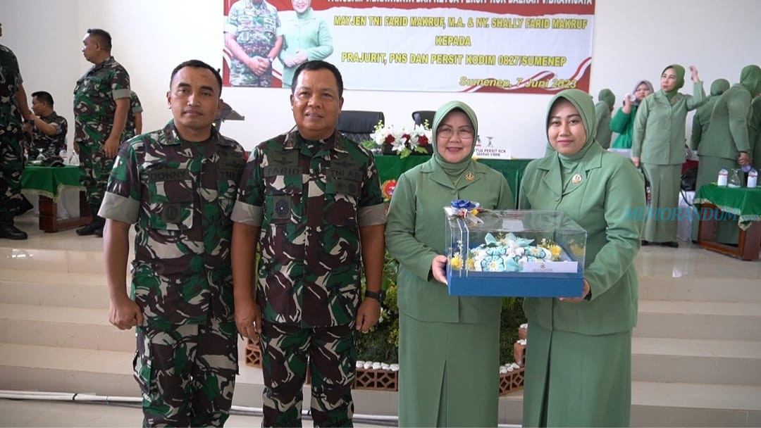 Kunjungi Kodim 0827/Sumenep, Pangdam V/Brawijaya Ingatkan Prajurit TNI Netral di Pemilu 2024