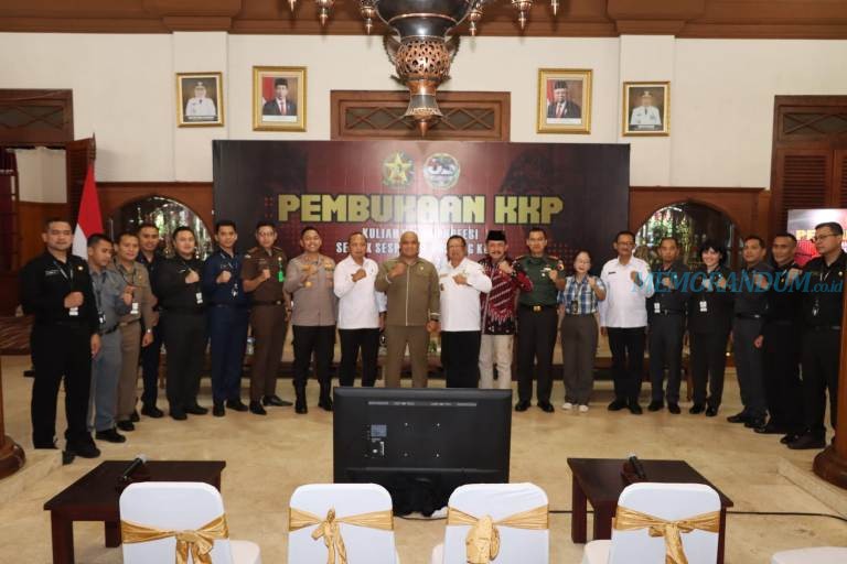 Polres Tulungagung Gelar Pembukaan KKP Polri Dikreg 63 Tahun 2023 di Pendopo Kongas Arum Kusumaning Bongso