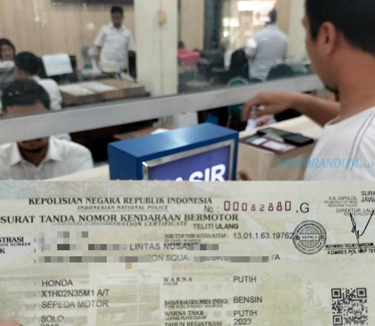 15.468 Lembar STNK Belum Diambil di Samsat Surabaya Utara