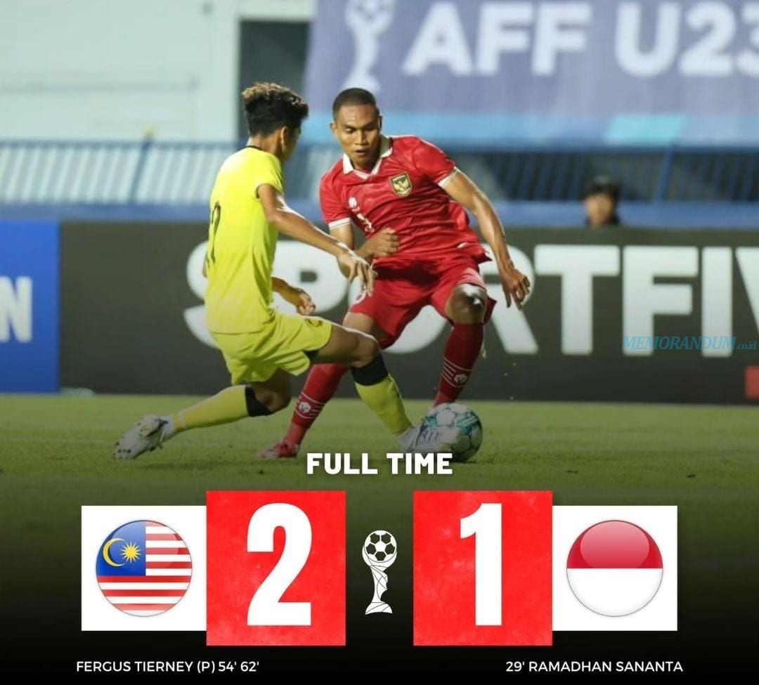 Kalah, Timnas Indonesia U-23 Gagal Beri Kado Ulang Tahun Kemerdekan