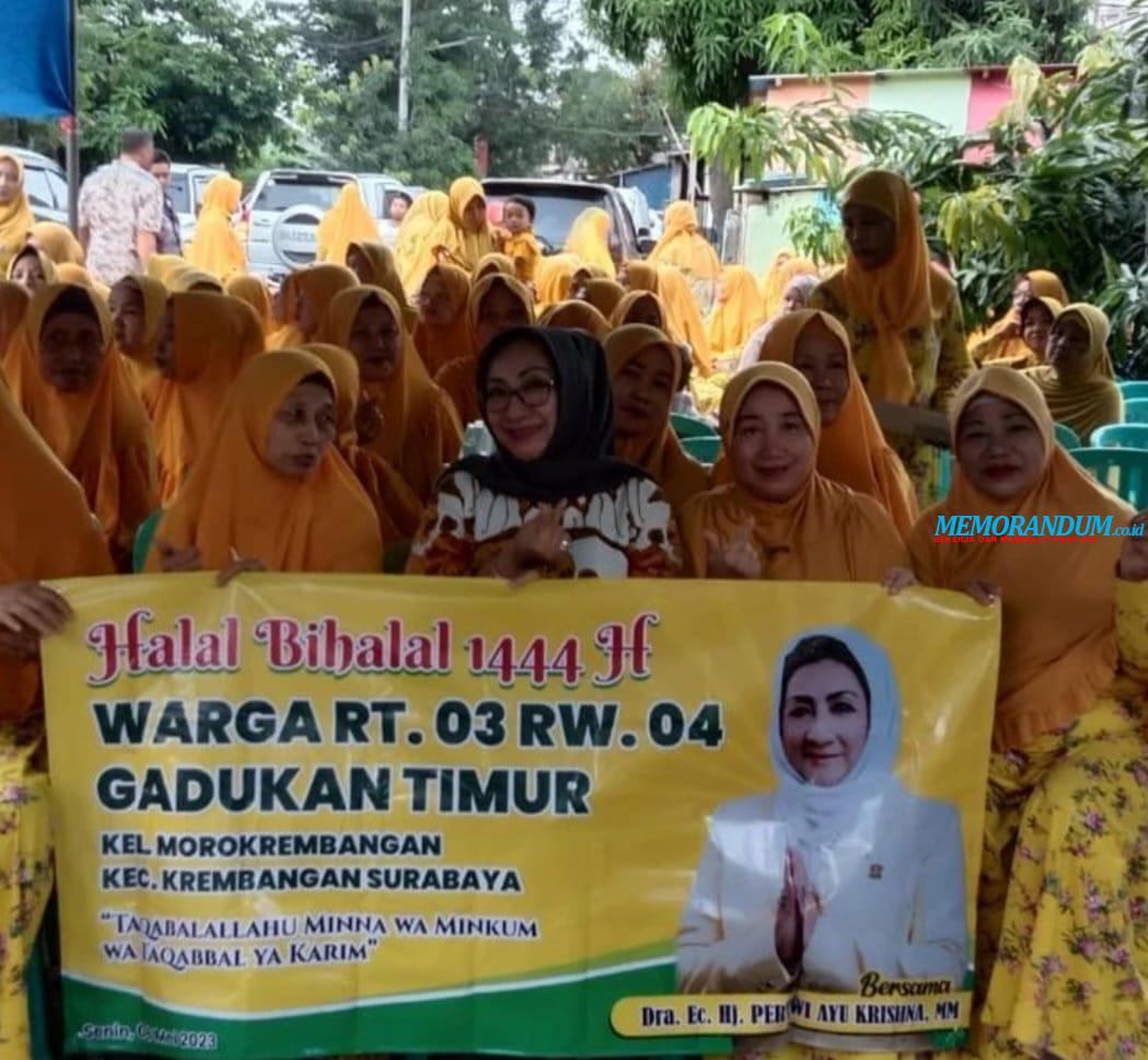 Perkuat Silaturahmi, Ayu Pertiwi Halalbihalal dengan Konstituen