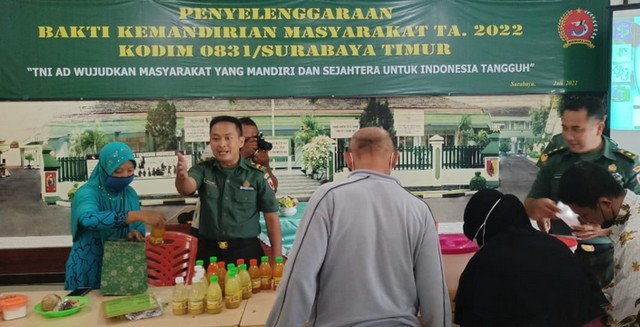 Kodim Surabaya Timur Gelar Binter Terpadu, Latih UMKM Buat Minuman Berbahan Rempah