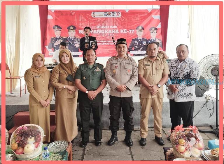 HUT Bhayangkara Ke – 77, Polsek Karangrejo Meningkatkan Peran Tiga Pilar Menjaga Kamtibmas