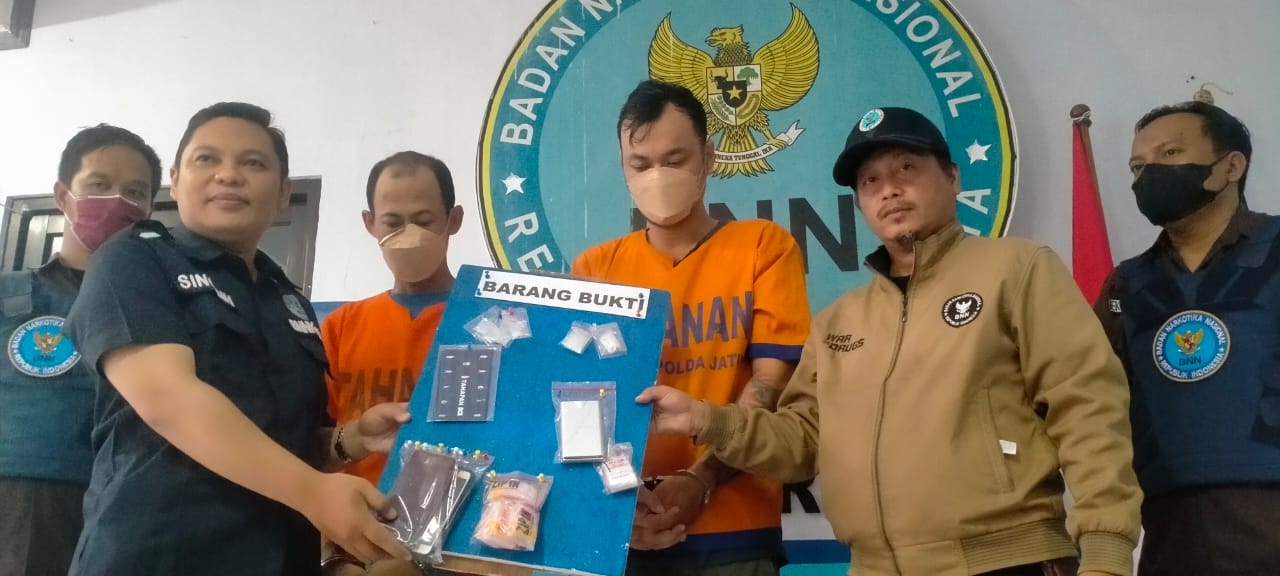 BNNK Surabaya Bekuk Dua Budak Sabu Jaringan Lapas